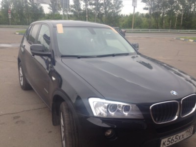 Установка лобового стекла BMW X3 F25 5D 2013-2014