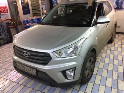 Установка лобового стекла Hyundai Creta 2016-