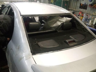 Установка лобового стекла Lifan Solano sedan  XYG -