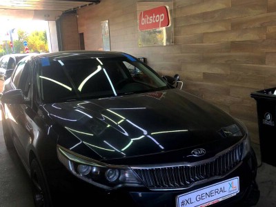 Установка лобового стекла Kia Optima -