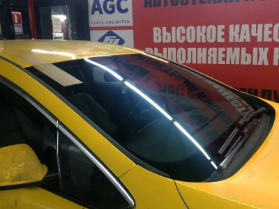 Установка лобового стекла Opel Astra J GTC 3D 2011-2015