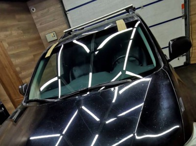 Установка лобового стекла Toyota Highlander 2007-2016