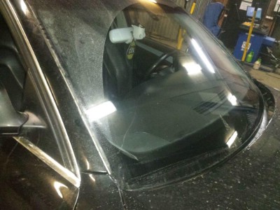Установка лобового стекла Audi A4 2007-