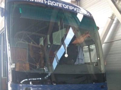 Установка лобового стекла Автобус Higer -