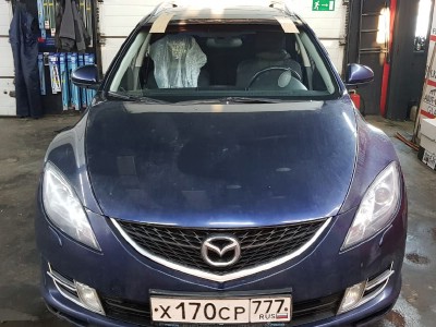 Установка лобового стекла Mazda 2007-2012