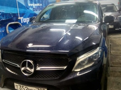 Установка лобового стекла Mercedes GLE 5D Coupe 2015-