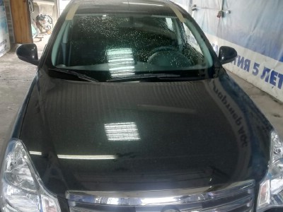 Установка лобового стекла Nissan Almera G11 2012-