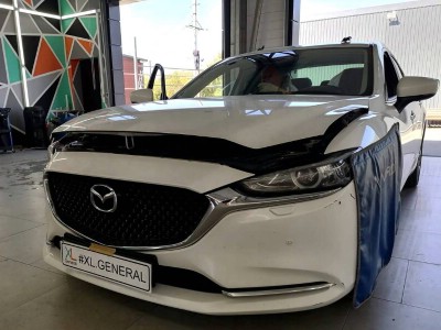 Установка заднего стекла Mazda 6 GL 2018-