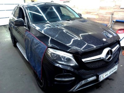Установка лобового стекла Mercedes GLE 5D Coupe 2014-