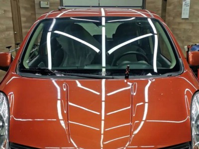 Установка лобового стекла Nissan Note 2005-