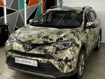 Установка лобового стекла Toyota RAV4 2015-